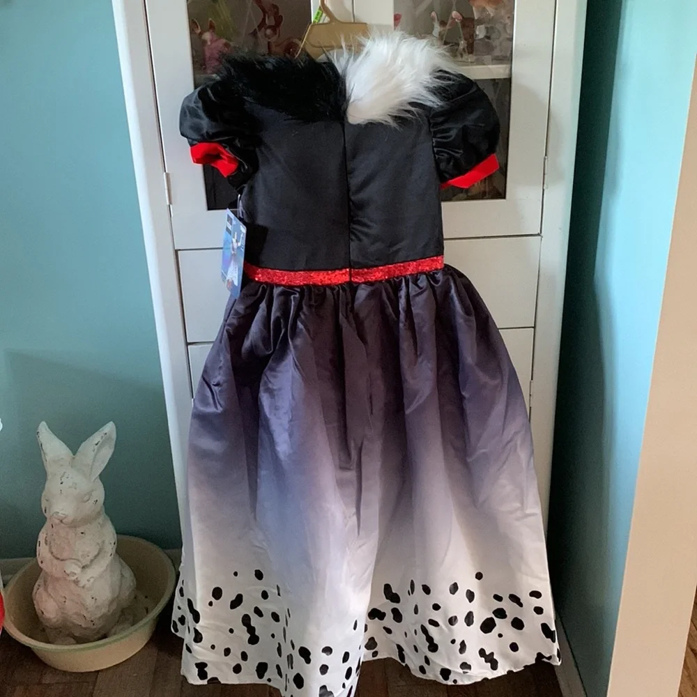 Disney villains, Cruella De Vil sz M 8-10 costume nwt - Picture 9 of 9